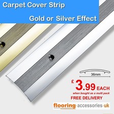 Carpet Cover Strip 36mm Silver